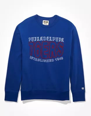 Tailgate Men's Philadelphia 76ers Crew Neck Fleece Sweatshirt