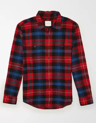 AE Seriously Soft Flannel Shirt