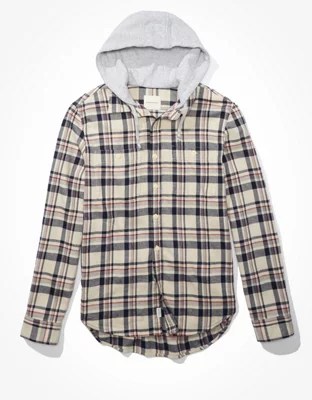 AE Flannel Hoodie