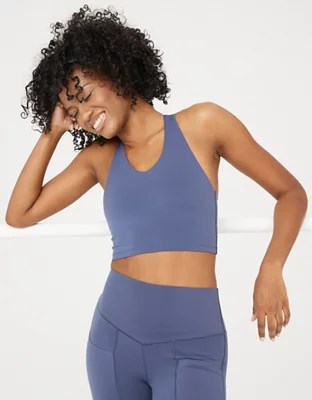 OFFLINE By Aerie Real Me Longline Racerback Sports Bra