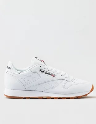 Reebok Classic Leather Sneaker, White American Eagle Outfitters
