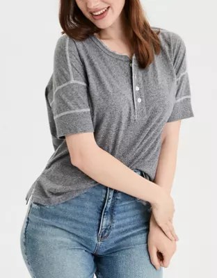 AE Oversized Henley TShirt