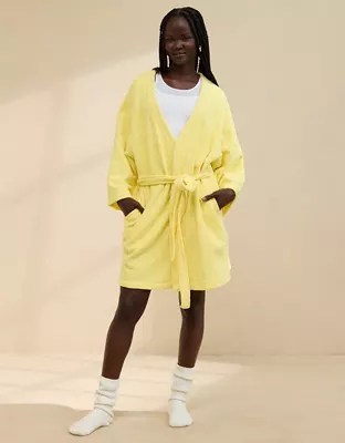 Sleep Sense Spa Essentials by Sleep Sense Long Cozy Terry Wrap Robe