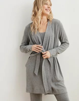 Aerie Real Soft® Ribbed Robe