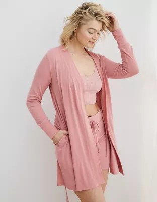 Aerie Real Soft® Ribbed Robe
