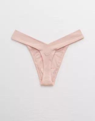 Aerie Real Me High Cut Thong Underwear