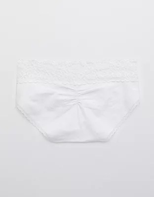 Aerie Cotton Eyelash Lace Boybrief Underwear