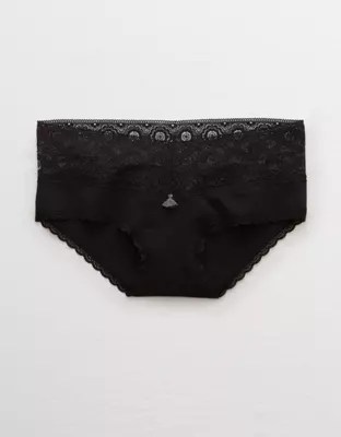 Aerie Cotton Lace Trim Boybrief Underwear