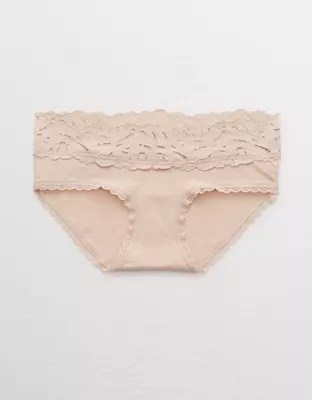 Aerie Palm Lace Cotton Boybrief Underwear