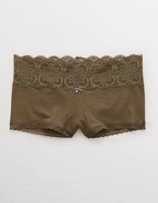 Aerie Ribbed Boyshort Underwear