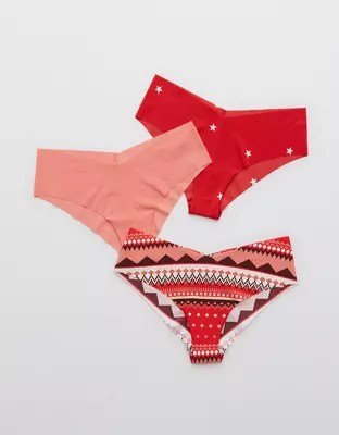 Aerie No Show Cheeky Underwear 3Pack