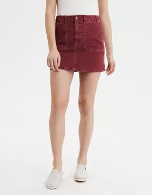AE HighWaisted Corduroy ALine Skirt