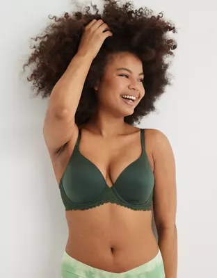 Aerie Real Sunnie Full Coverage Lightly Lined Blossom Lace Bra