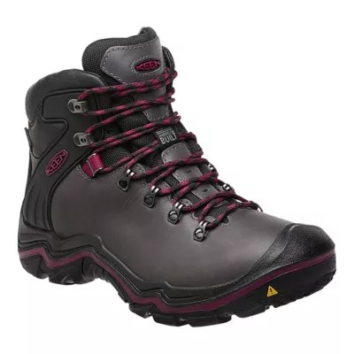Keen Women's Liberty Ridge Waterproof Hiking Boots Grey/Red