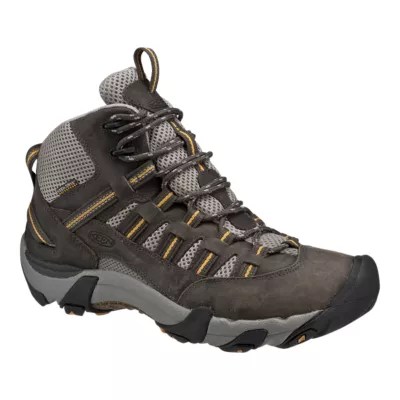 Keen Men's Alamosa Mid Waterproof Day Hiking Boots Raven/Tawny Olive