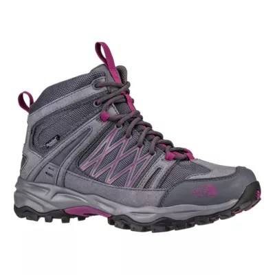 The North Face Women's Alteo Mid Waterproof Day Hiking Boots Grey