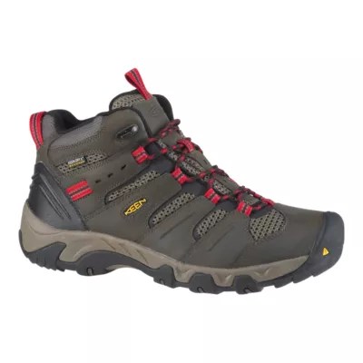 Keen Men's Koven Mid Waterproof Hiking Boots Black/Olive Atmosphere.ca