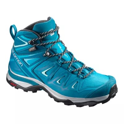 Salomon Women's X Ultra 3 Mid GTX Hiking Boots Lagoon/Blue