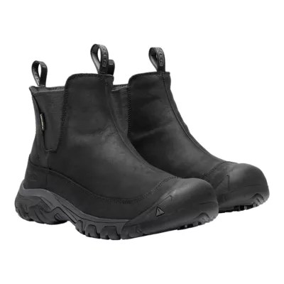 Keen Men's Anchorage III Waterproof Winter Boots Black Atmosphere.ca