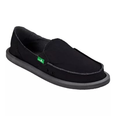 Sanuk Women's Donna Daily Sidewalk Surfer Shoes Black Atmosphere.ca