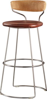 Danish Cord Swivel Counter Stool by McGuire Originals MCO426 Baker