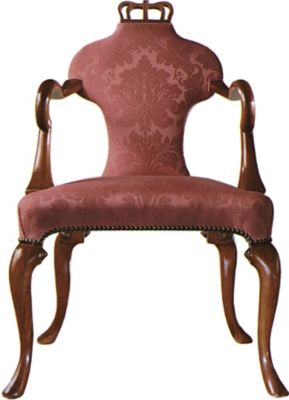 Queen Anne Arm Chair by Stately Homes BA5139 Baker Furniture