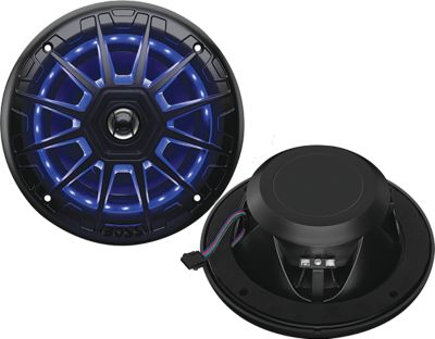 LED SPEAKERS BLACK PAIR CONTAINS LI ION BATTERY Canadian Marine Parts