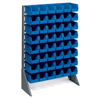 Material Handling Cheap AkroMils Rail System Bin Rack 35X141/8 X53" (24) 81/4 X143/4 X7