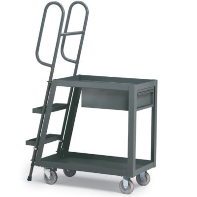 Gillis Stockpicking Ladder Truck 30″wx20″d Top Shelf 3shelves Without Drawer Kazio