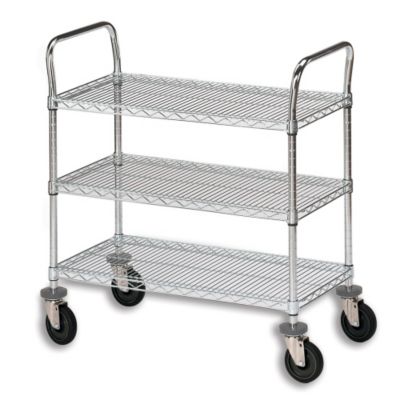 Olympic Chrome Wire Utility Carts 60″Wx24″D Shel Best Supplies Reviews