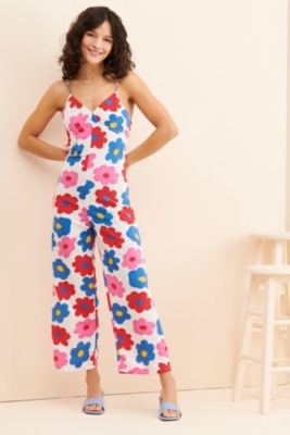 Floral Open Back Jumpsuit Nuuly