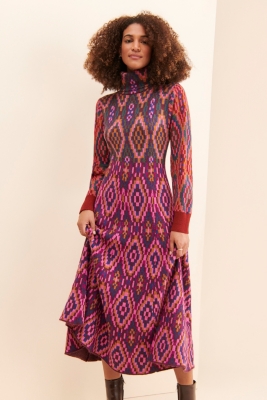 Tapestry Knit Sweater Dress Nuuly