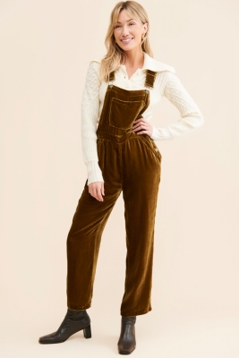 Silky Velvet Overalls Nuuly