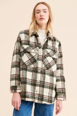 Outsider Plaid Shirt Jacket Nuuly