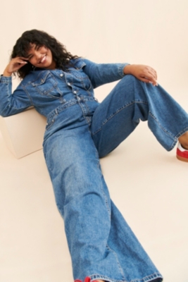 Denim Baggy Coveralls Nuuly