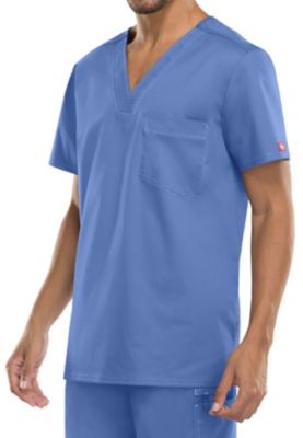 Dickies Medical Uniforms Flora and Foliage print scrub top Scrubs and