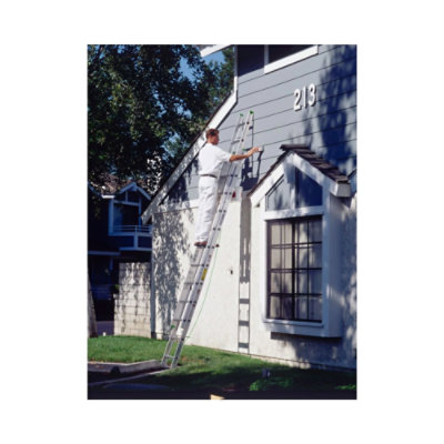 Werner D12002 Series Aluminum DRung Extension Ladder