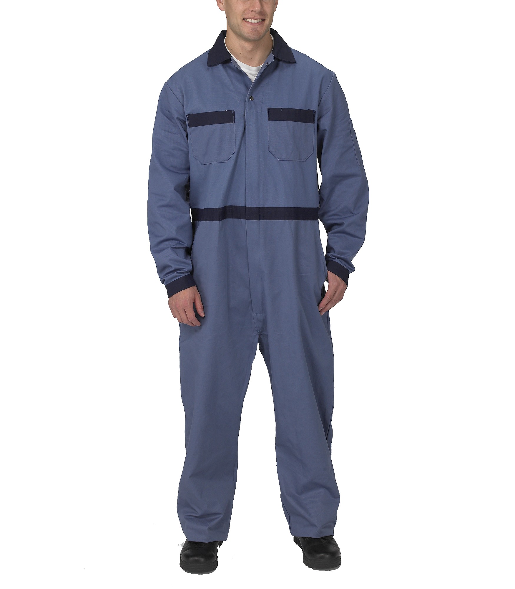 AMP_CA Premium Uniform 100 Cotton 2Way Zipper Coverall