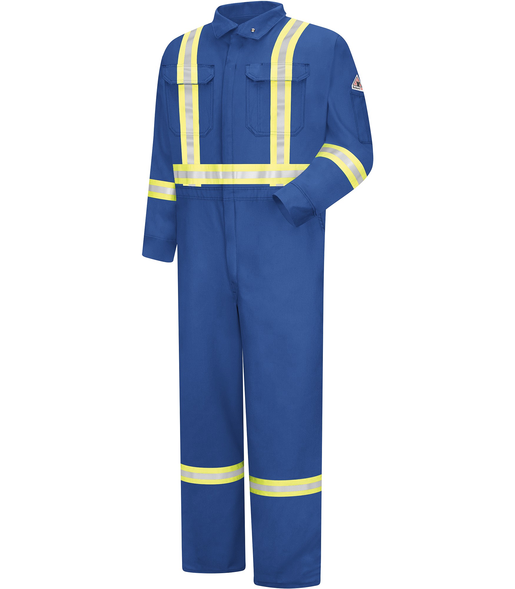 AMP_CA Bulwark® Flame Resistant UltraSoft® Coverall with CSA Reflective Trim