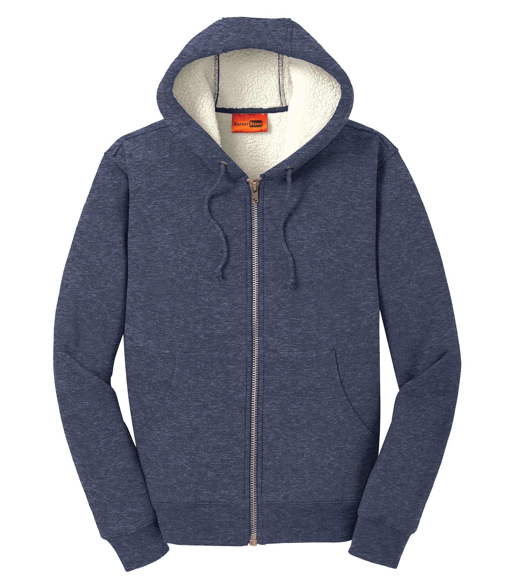 AMP_US CornerStone® Heavyweight SherpaLined Hooded Fleece Jacket