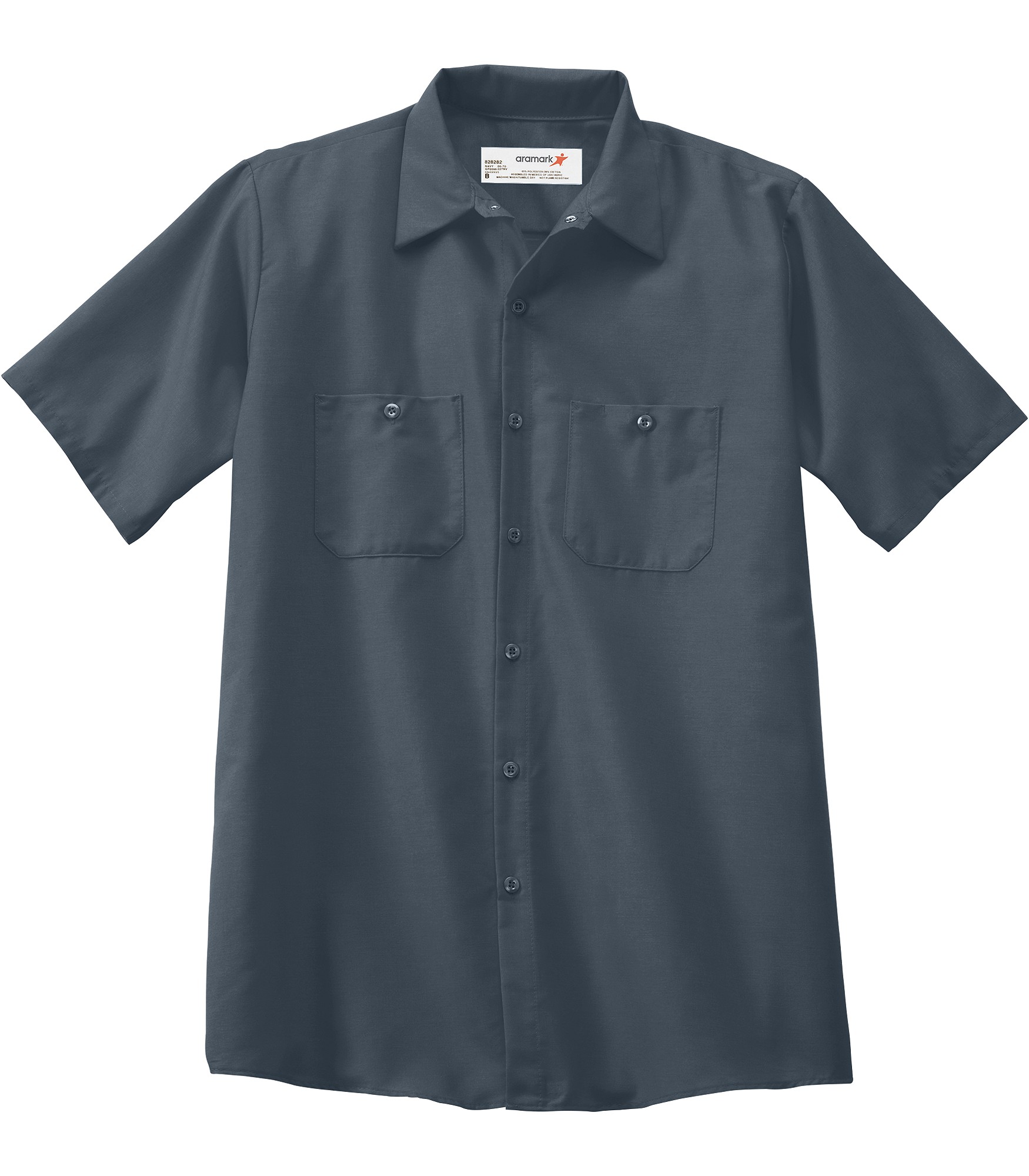 AMP_US Aramark ShortSleeve Industrial Work Shirt