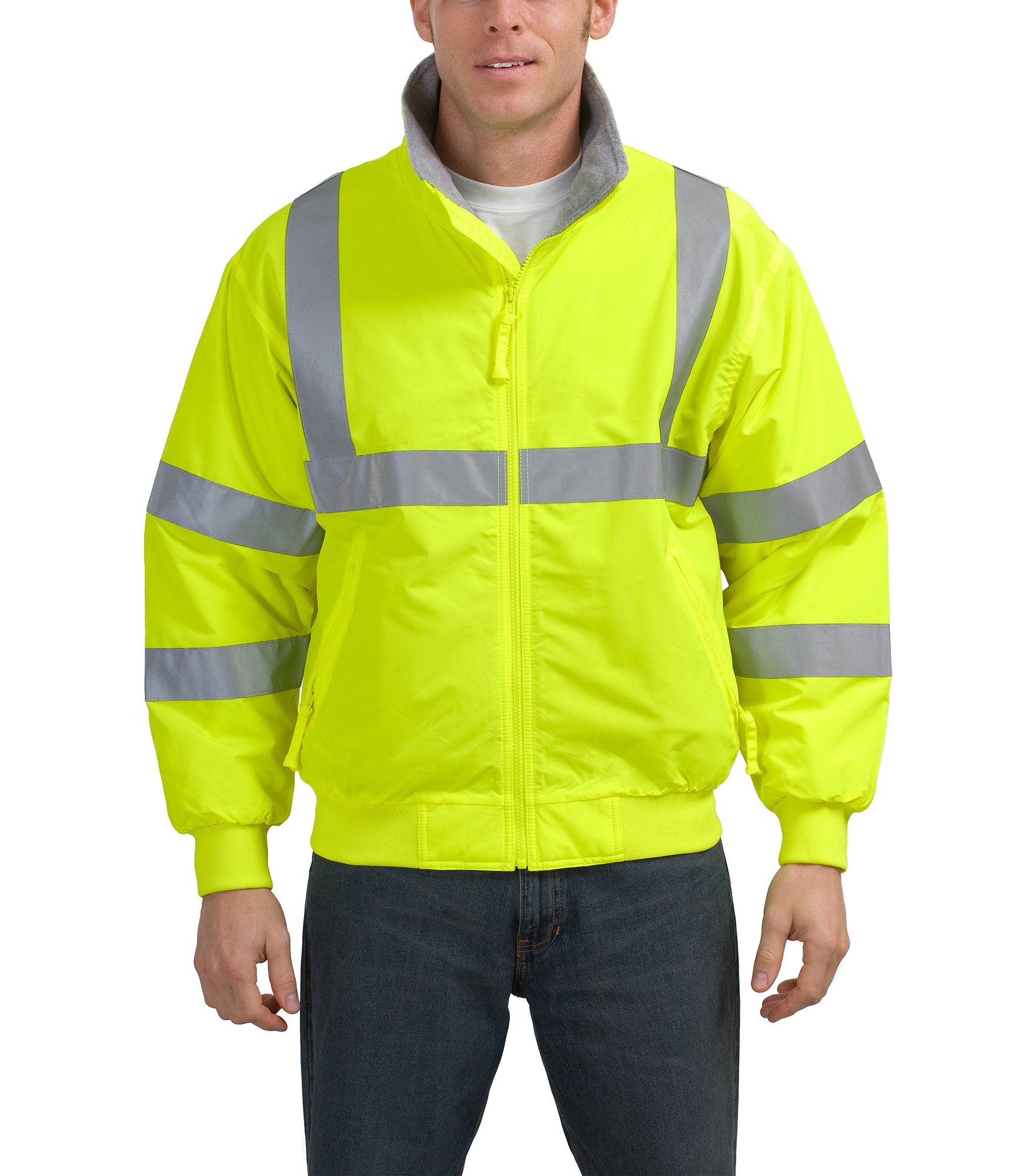 AMP_US Port Authority® Safety Challenger™ Jacket with Reflective Taping