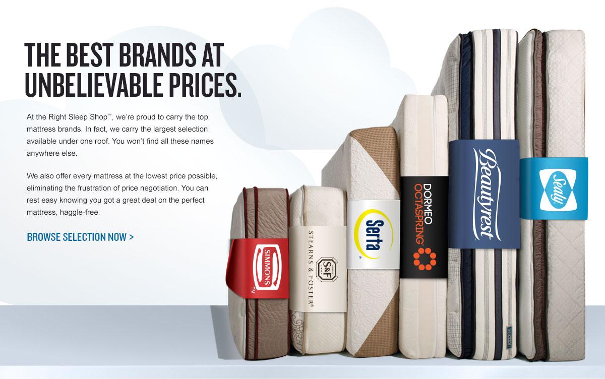 The Right Sleep Shop The Right Mattress, The Right Sleep.