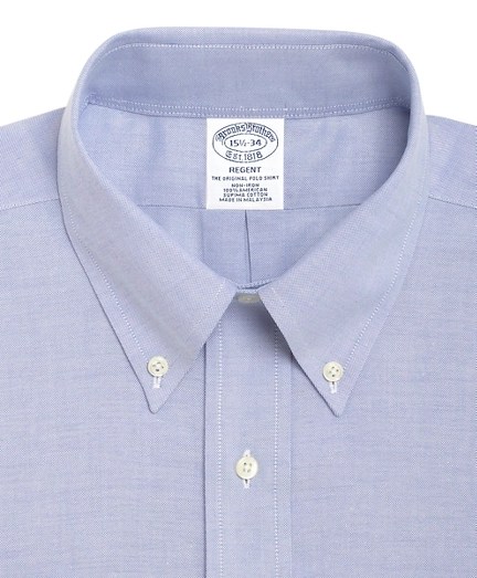 Men's NonIron Slim Fit BrooksCool ButtonDown Collar Dress Shirt