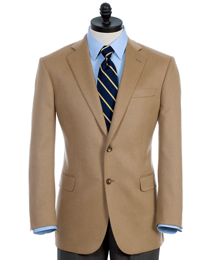 Men's Slim Fit Camel Hair Sport Coat Brooks Brothers