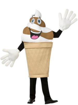 Adult Ice Cream Mascot Halloween Costume eBay
