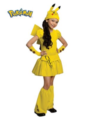 Girl's Pokemon Pikachu Halloween Fancy Dress Costume eBay