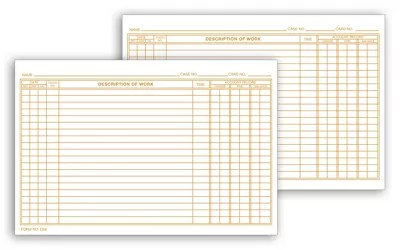 Dental Record Forms