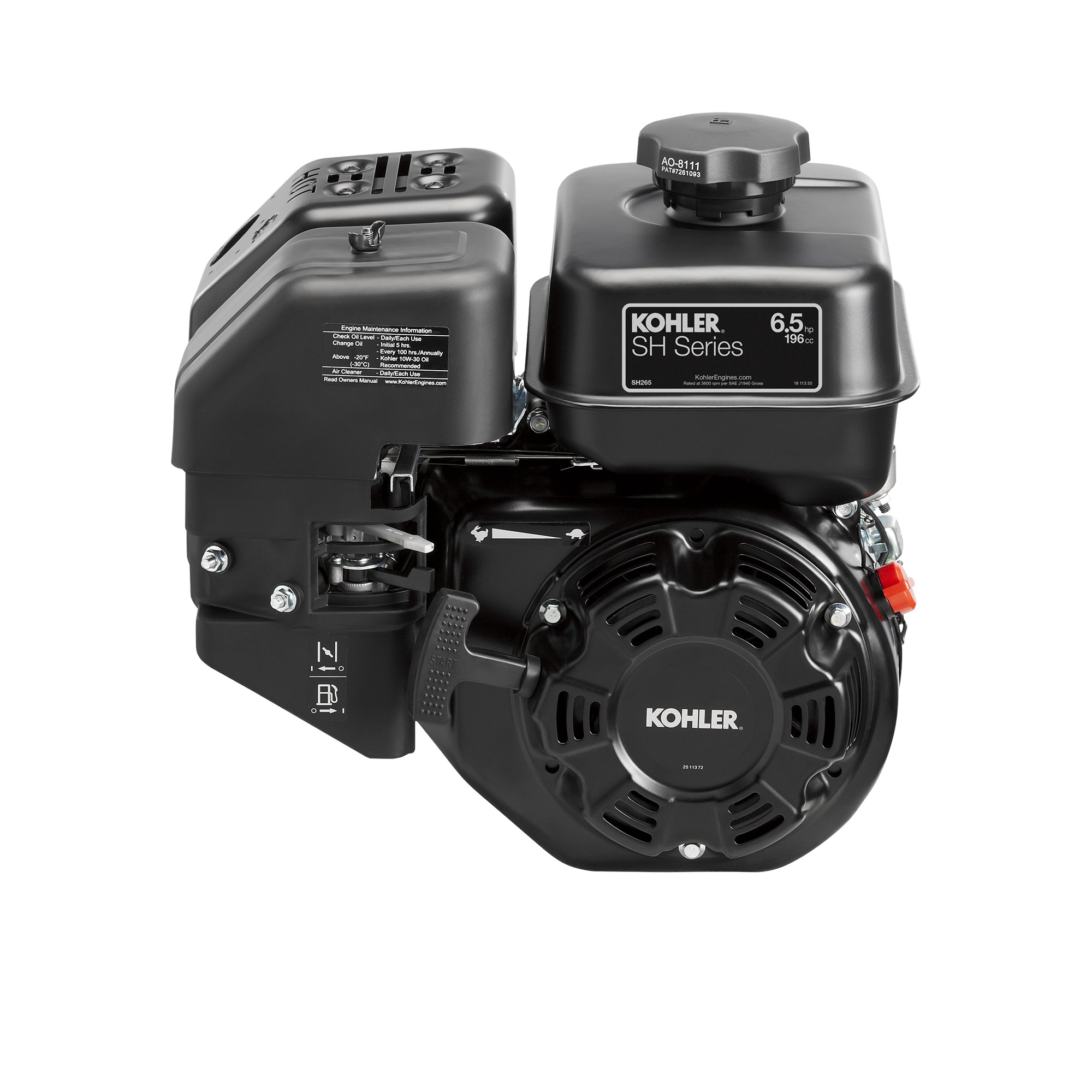 Kohler Engines: SH265: SH Series: Product Detail: Engines