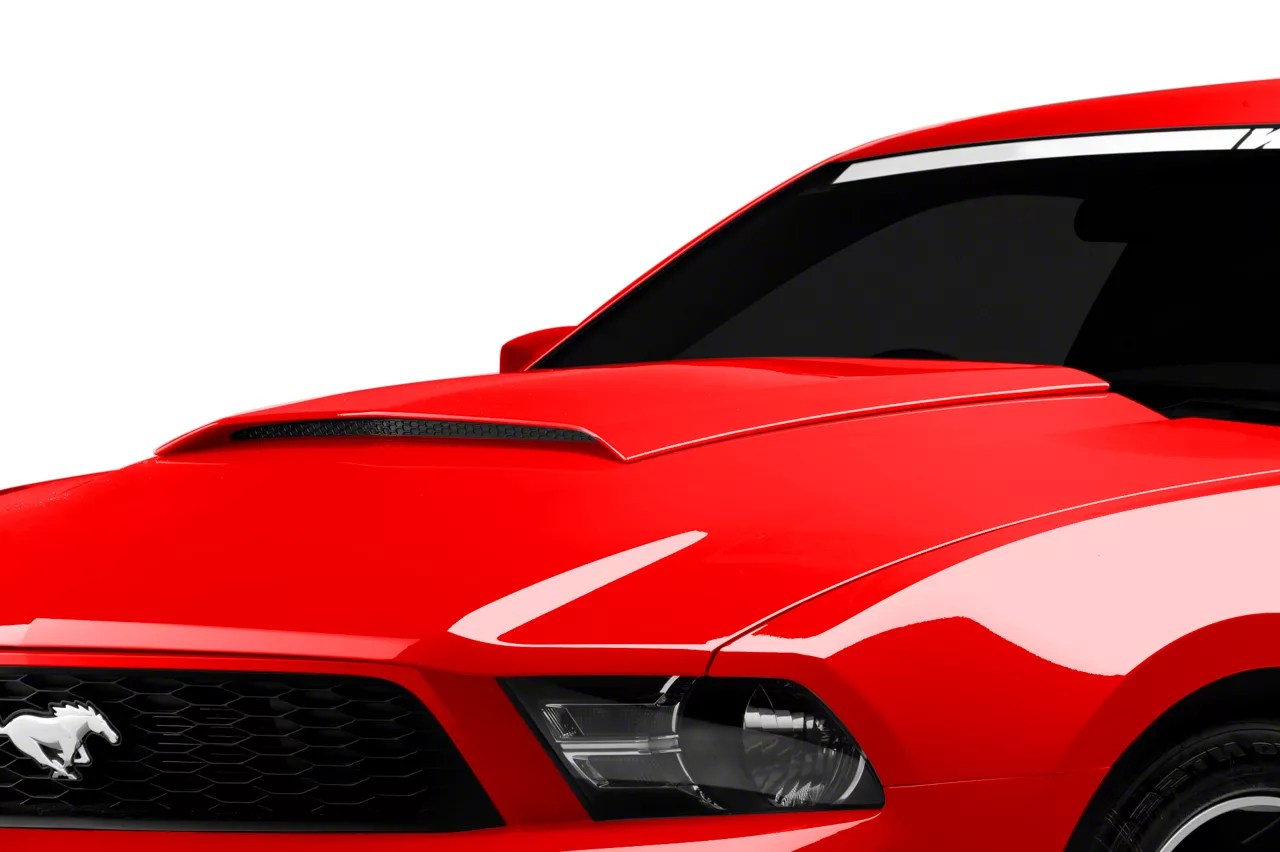 SpeedForm Mustang Hood Scoop Unpainted 1325700 (1012 GT, V6) Free